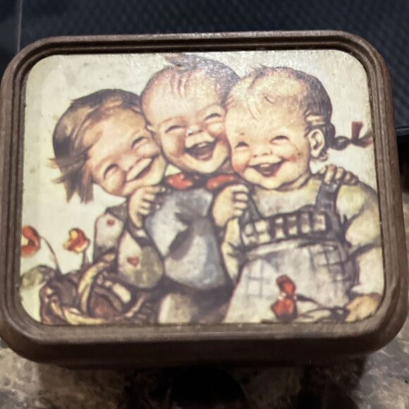 Accents | Hummel Vintage Plastic Pull String Music Box Ornament Brown ...